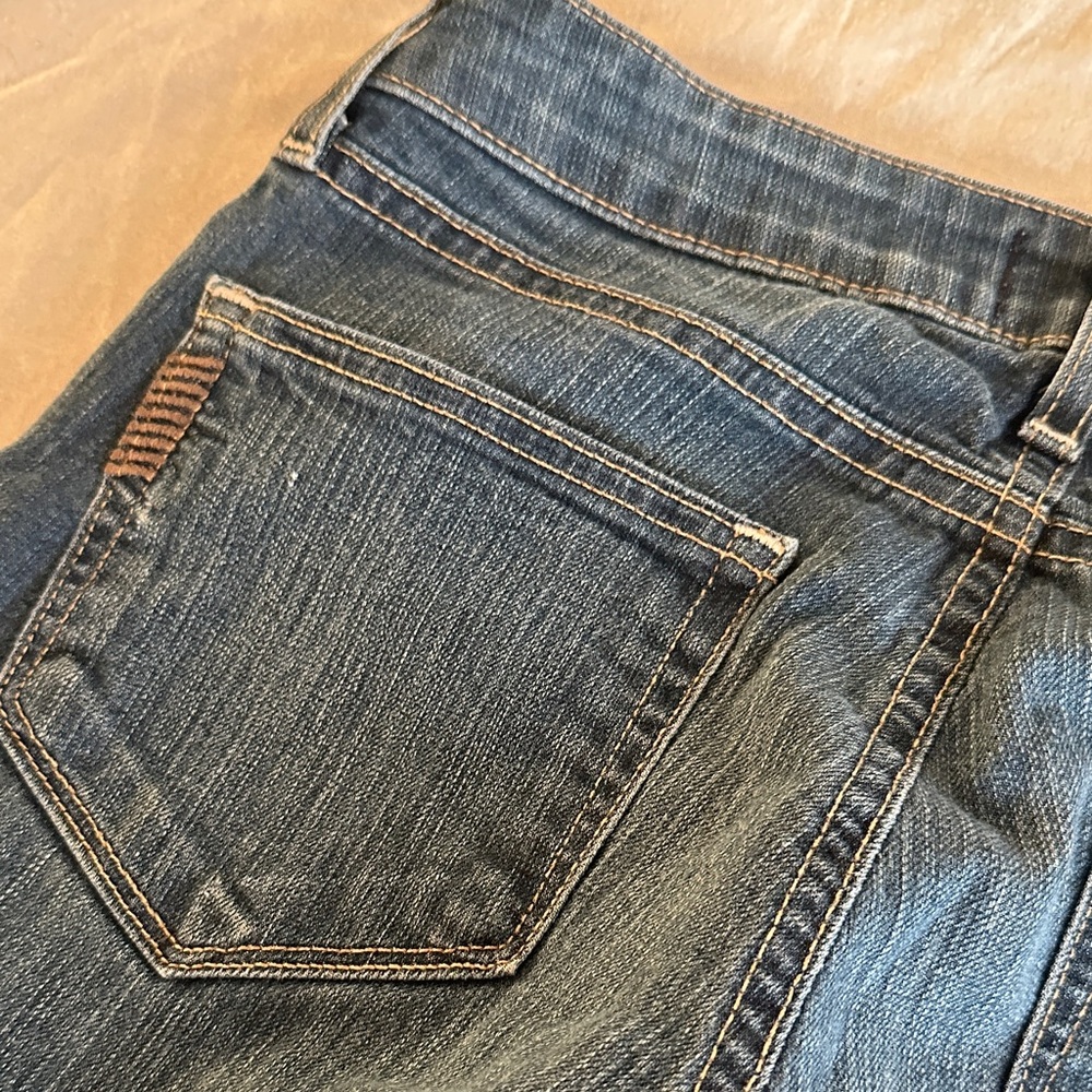 PAIGE Dark Blue Skyline Straight Jeans - Picture 10 of 12